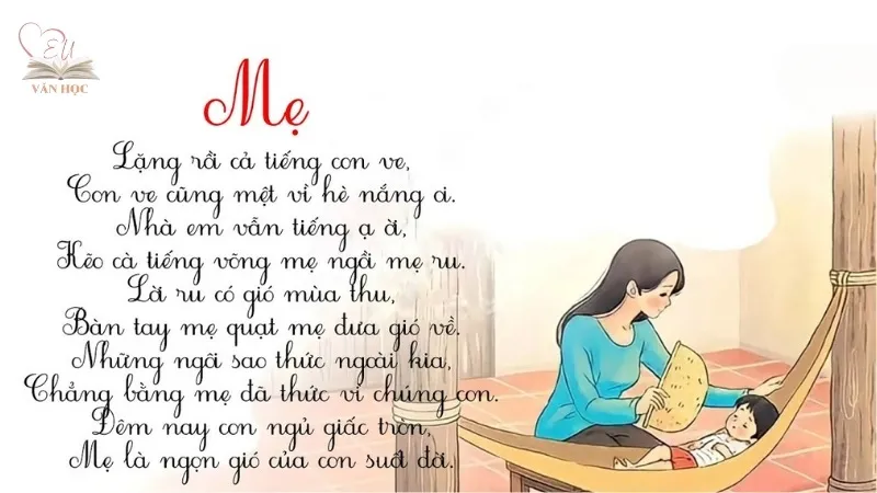 Một số bài thơ về mẹ tiêu biểu Một số bài thơ về mẹ tiêu biểu