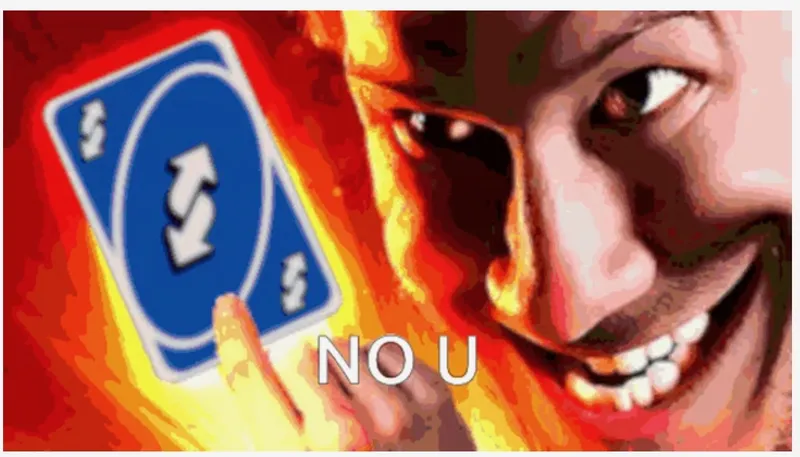 Meme uno phản đòn thể hiện sự hài hước độc đáo Meme uno phản đòn thể hiện sự hài hước độc đáo