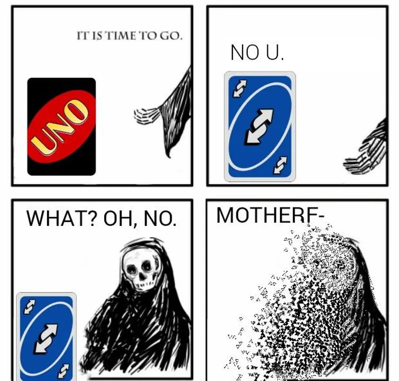 Uno reverse cards meme thể hiện sự sáng tạo trong trò chơi Uno reverse cards meme thể hiện sự sáng tạo trong trò chơi