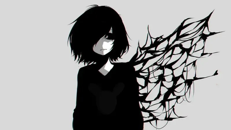 Avatar anime nữ đen trắng mang đến vẻ đẹp nghệ thuật và cảm xúc Avatar anime nữ đen trắng mang đến vẻ đẹp nghệ thuật và cảm xúc