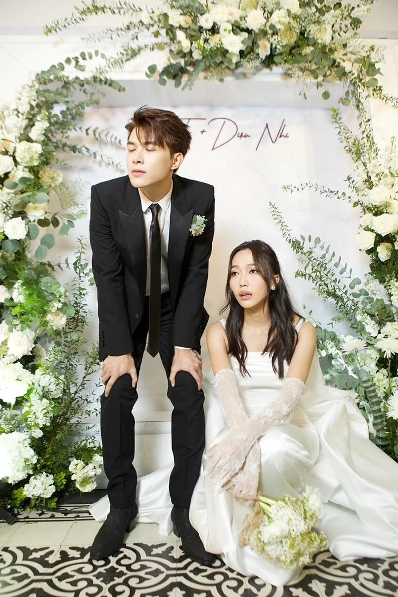 Hình cưới Diệu Nhi Anh Tú ghi lại những khoảnh khắc hạnh phúc