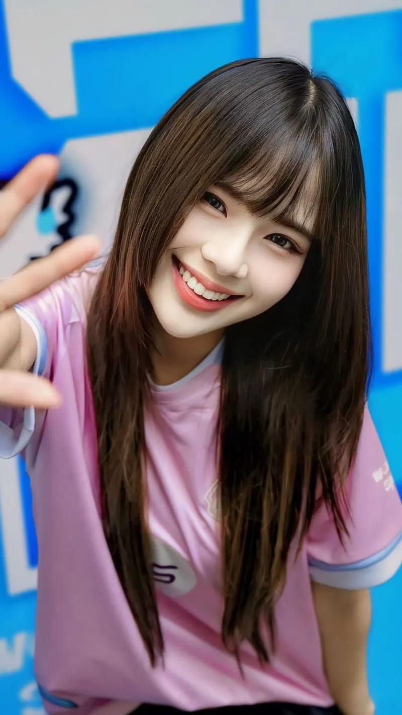 Nụ cười rạng rỡ của gái xinh diện áo bóng đá màu hồng trong không gian sôi động Nụ cười rạng rỡ của gái xinh diện áo bóng đá màu hồng trong không gian sôi động