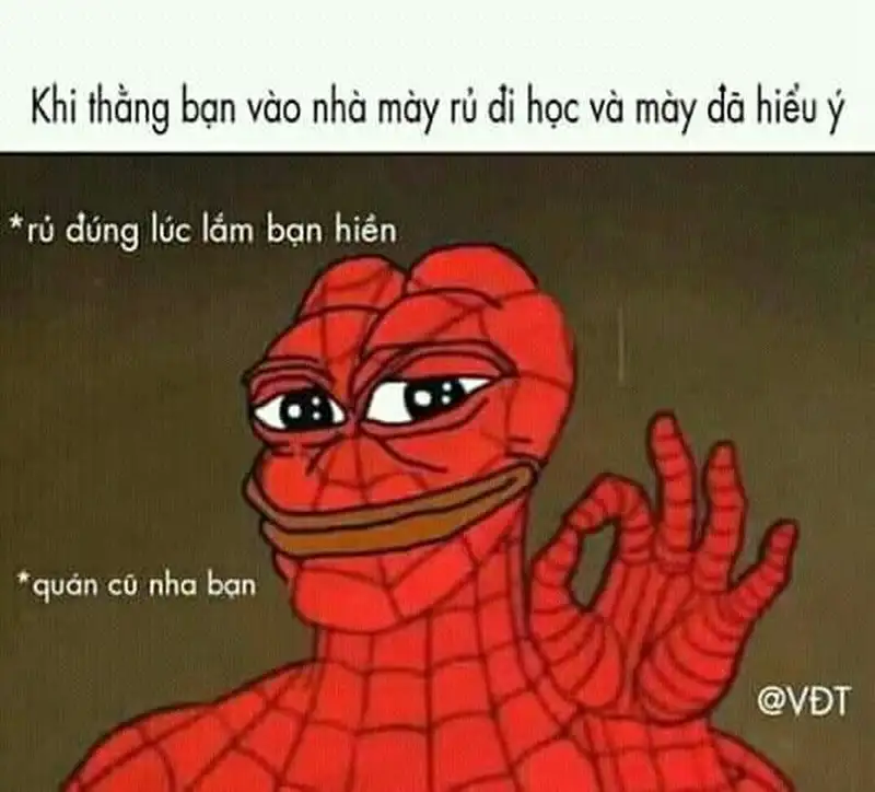 Spiderman point meme dễ thương cho những ai yêu thích Spiderman point meme dễ thương cho những ai yêu thích