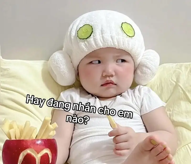 Meme em bé chu mỏ mang lại tiếng cười cho mọi người Meme em bé chu mỏ mang lại tiếng cười cho mọi người