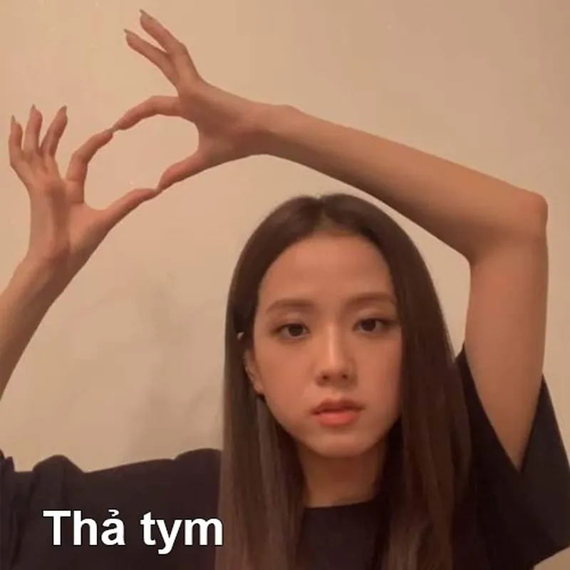 Blackpink heart meme thật đáng yêu và hài hước Blackpink heart meme thật đáng yêu và hài hước