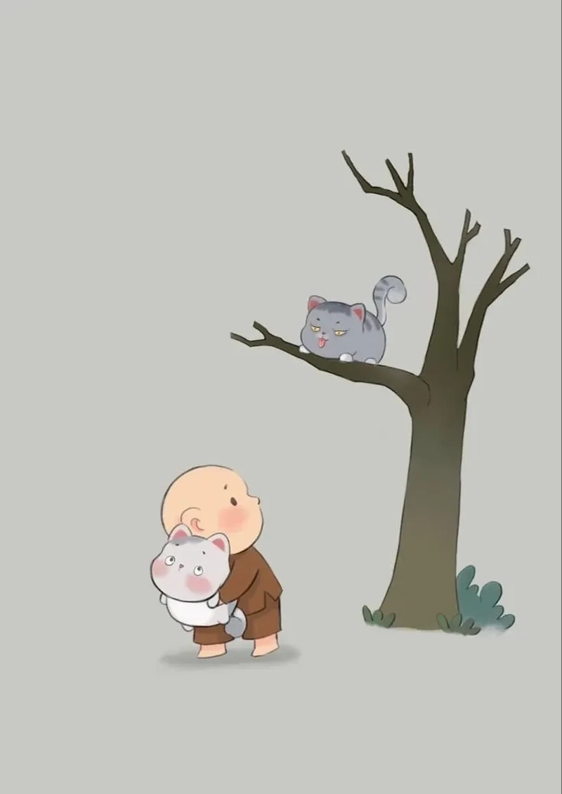 Hình nền chú tiểu an nhiên mang lại cảm giác bình yên và thư giãn Hình nền chú tiểu an nhiên mang lại cảm giác bình yên và thư giãn