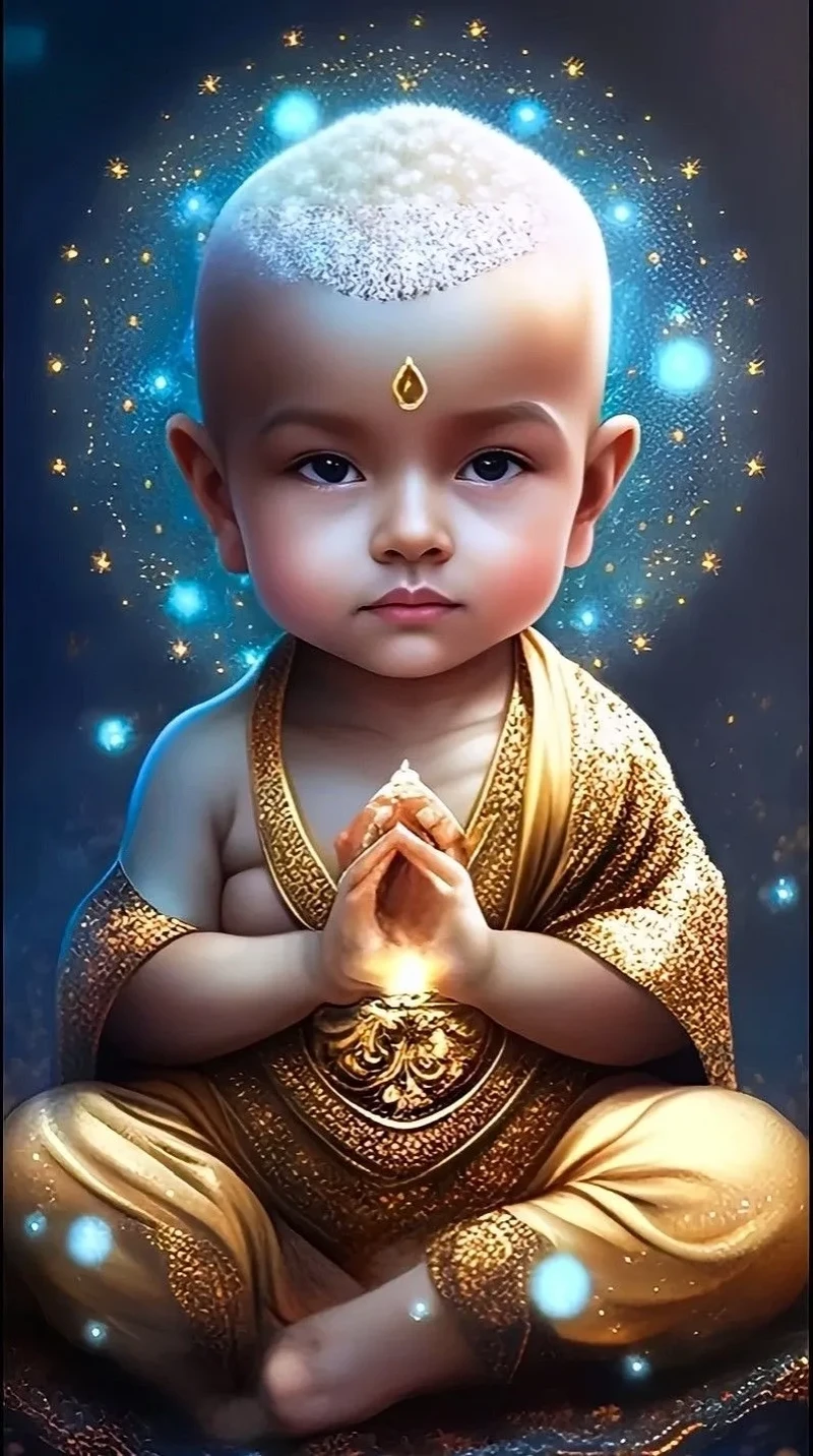 Chú tiểu dễ thương mang lại niềm vui và sự hạnh phúc cho mọi người Chú tiểu dễ thương mang lại niềm vui và sự hạnh phúc cho mọi người