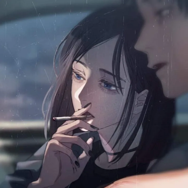 Anime nữ hút thuốc buồn mang đến vẻ đẹp đầy cảm xúc Anime nữ hút thuốc buồn mang đến vẻ đẹp đầy cảm xúc