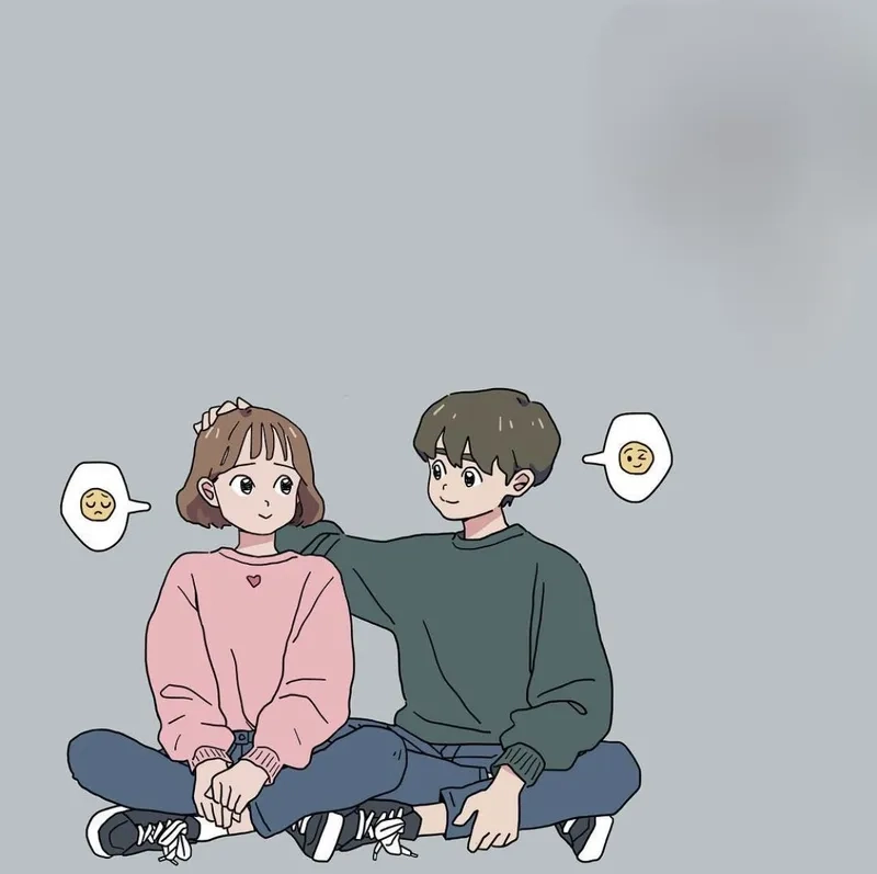Hình ảnh cặp đôi yêu nhau buồn thể hiện nỗi nhớ và sự xa cách Hình ảnh cặp đôi yêu nhau buồn thể hiện nỗi nhớ và sự xa cách