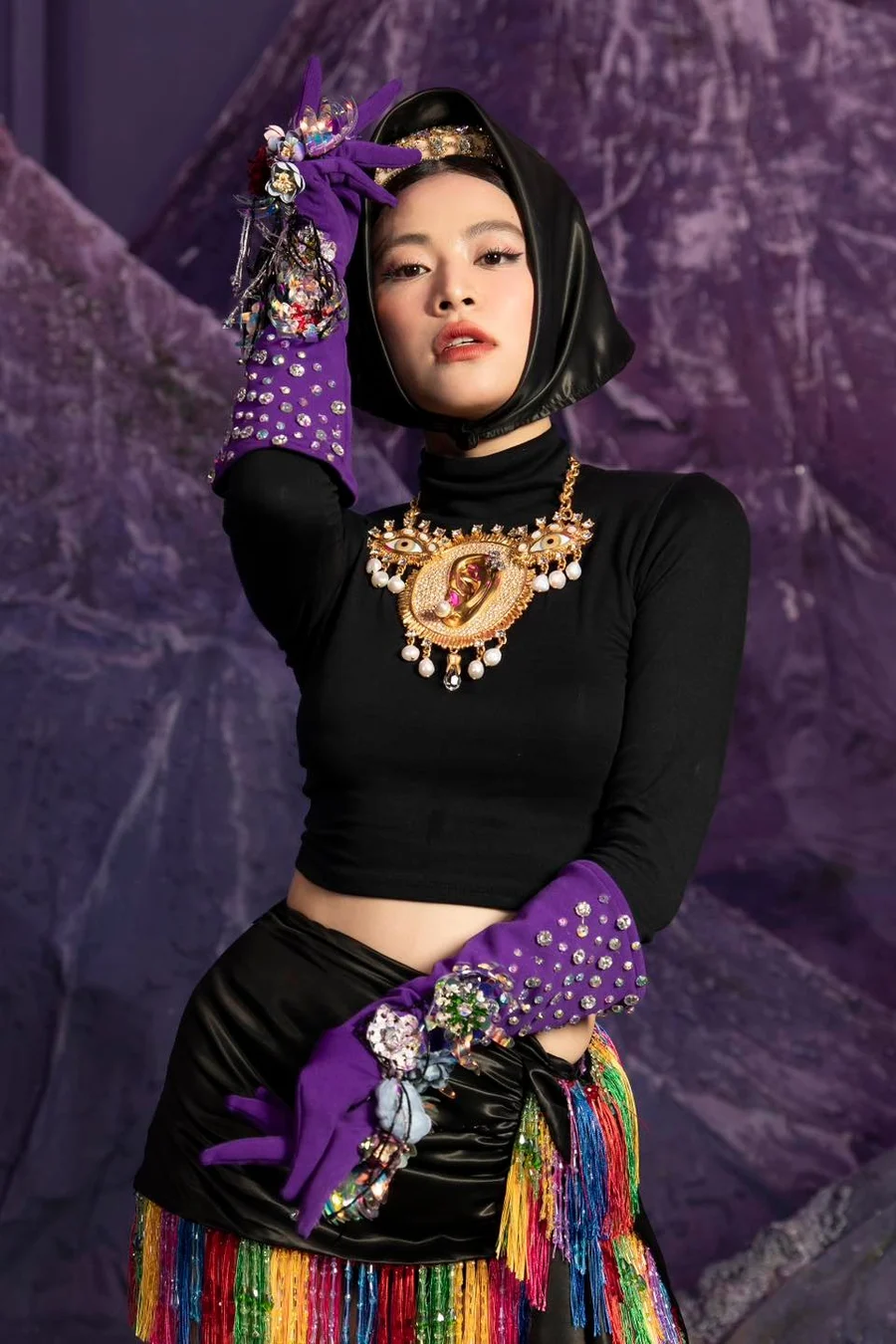 Diễn viên Hoàng Thùy Linh là gương mặt quen thuộc trong làng giải trí