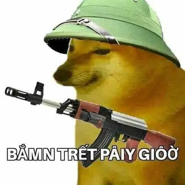 Meme bắn tùm lum thể hiện sự hài hước trong những tình huống bất ngờ Meme bắn tùm lum thể hiện sự hài hước trong những tình huống bất ngờ