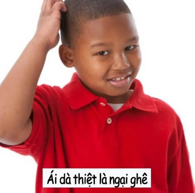 Meme anh da đen gãi đầu ngại thật hài hước và thú vị