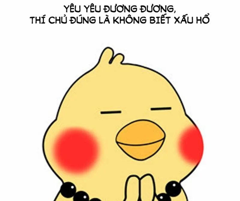 Meme thỏ hồng ngại thật đáng yêu và vui nhộn