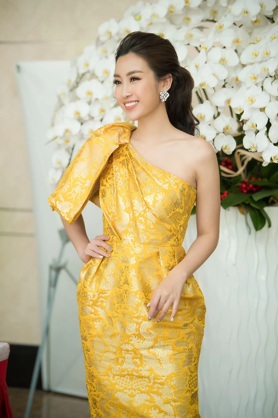 Quê hoa hậu Đỗ Mỹ Linh là nguồn động lực cho cô trong sự nghiệp Quê hoa hậu Đỗ Mỹ Linh là nguồn động lực cho cô trong sự nghiệp