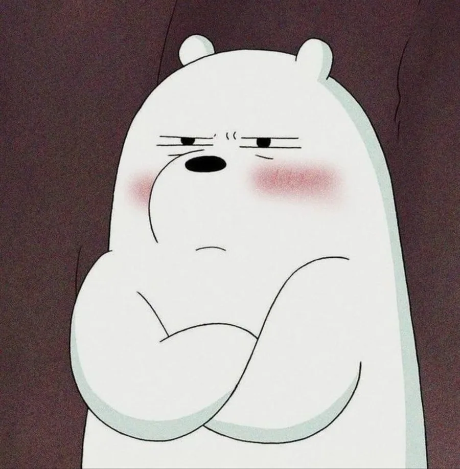 Hình gấu trắng ngầu giúp bạn tạo ấn tượng mạnh mẽ