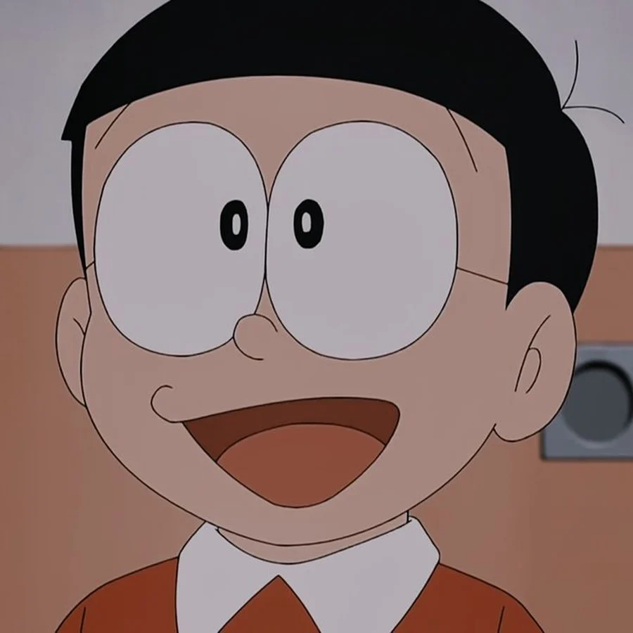 Hình nobita cute giúp bạn thể hiện tình yêu với nhân vật này