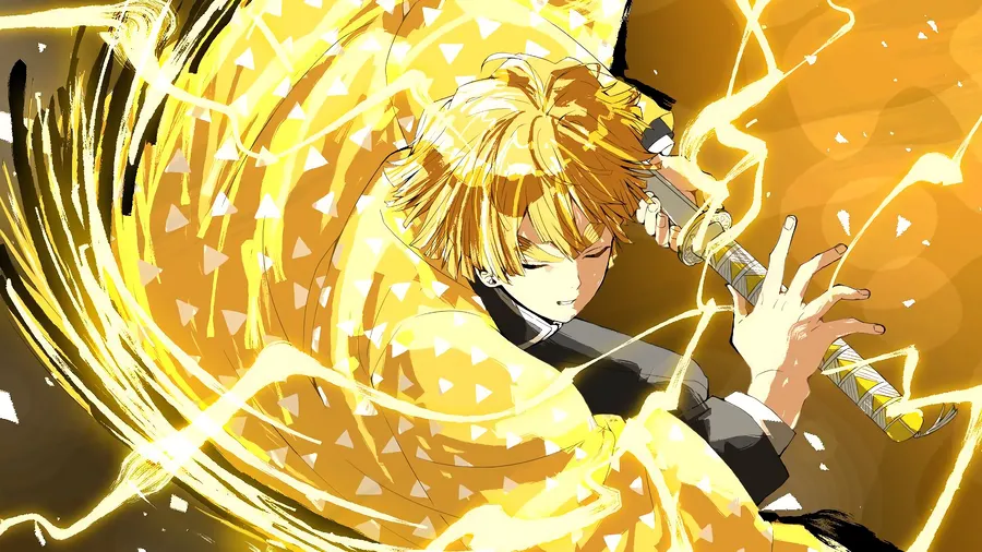 Hình ảnh zenitsu cute giúp bạn thể hiện phong cách dễ thương