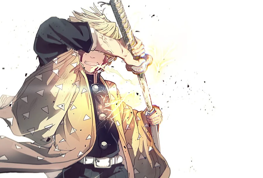 Ảnh zenitsu hài giúp bạn tạo không gian vui vẻ