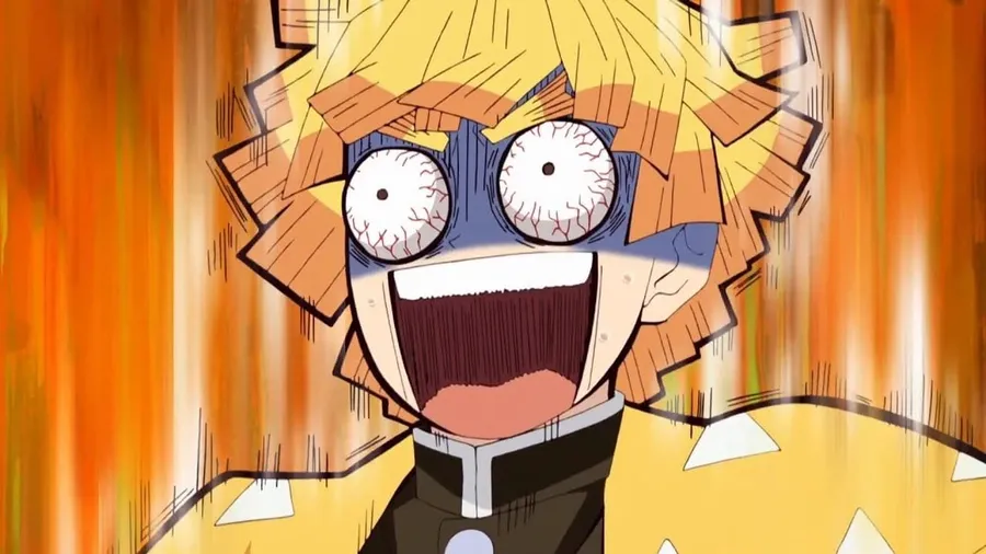 Hình nền kimetsu yaiba zenitsu giúp bạn tạo không gian dễ thương