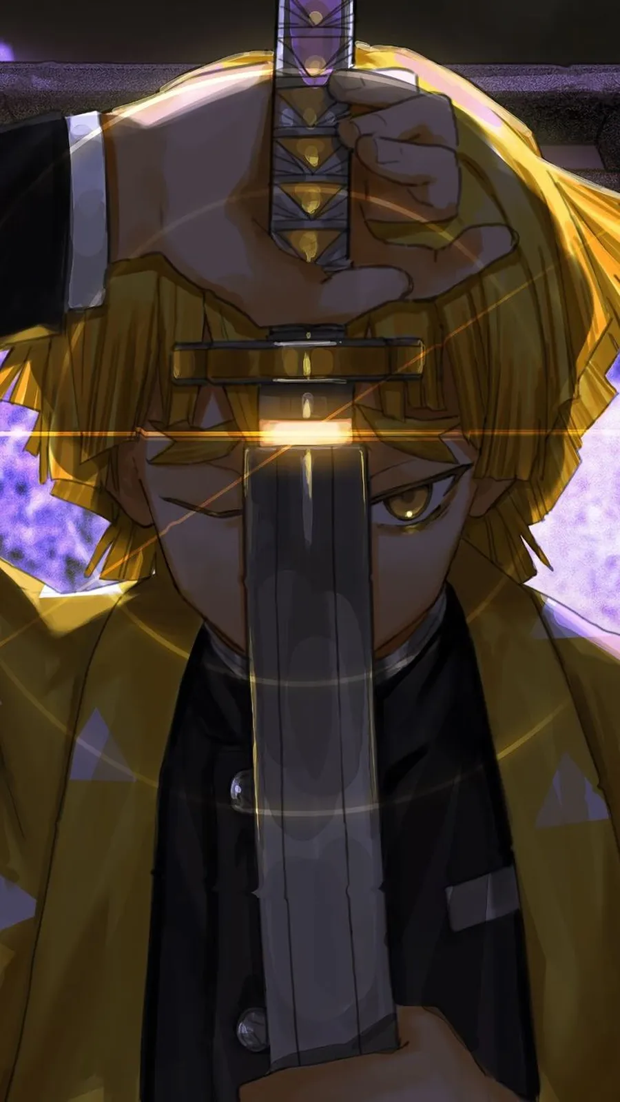 Hình nezuko và zenitsu giúp bạn thể hiện tình yêu với anime