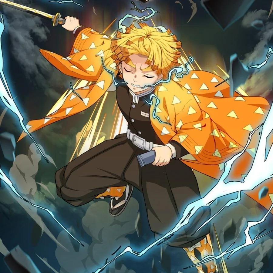 Ảnh tanjiro và zenitsu giúp bạn tạo không gian vui vẻ