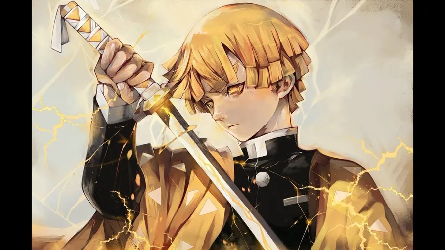 Ảnh đôi zenitsu và nezuko giúp bạn thể hiện tình yêu ngọt ngào