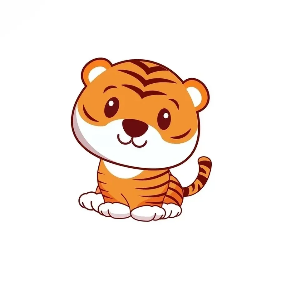 Hình nền hổ con dễ thương mang đến sự ngọt ngào