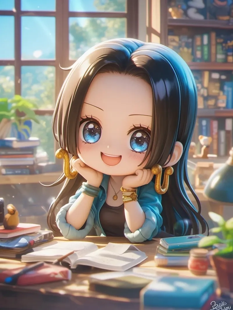 Anime chibi cute dễ thương gây ấn tượng với tạo hình ngộ nghĩnh