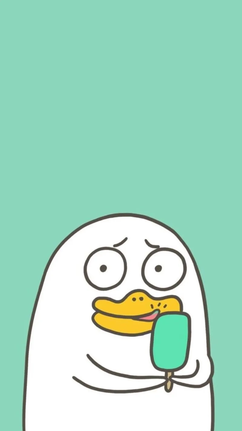 Chibi vịt, phong cách anime nhỏ xinh, siêu cute