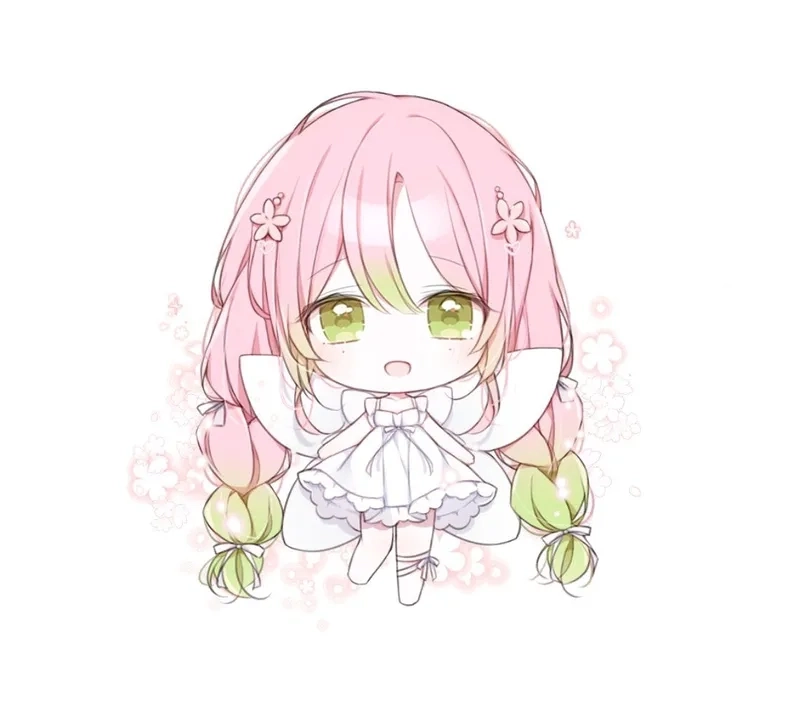 Anime cute chibi avatar nét vẽ Nhật Bản kawaii 