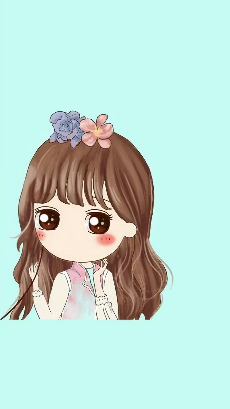 Avatar hình cute chibi nét vẽ ngộ nghĩnh kawaii 