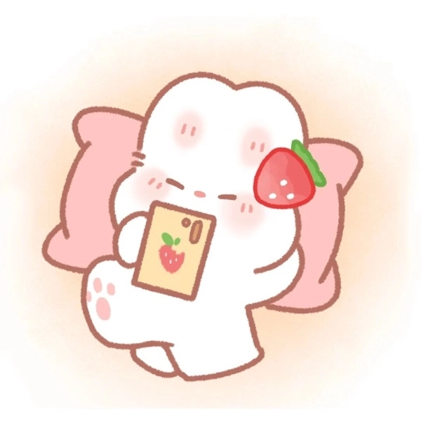 Hình con thỏ cute chibi phong cách kawaii dễ thương 