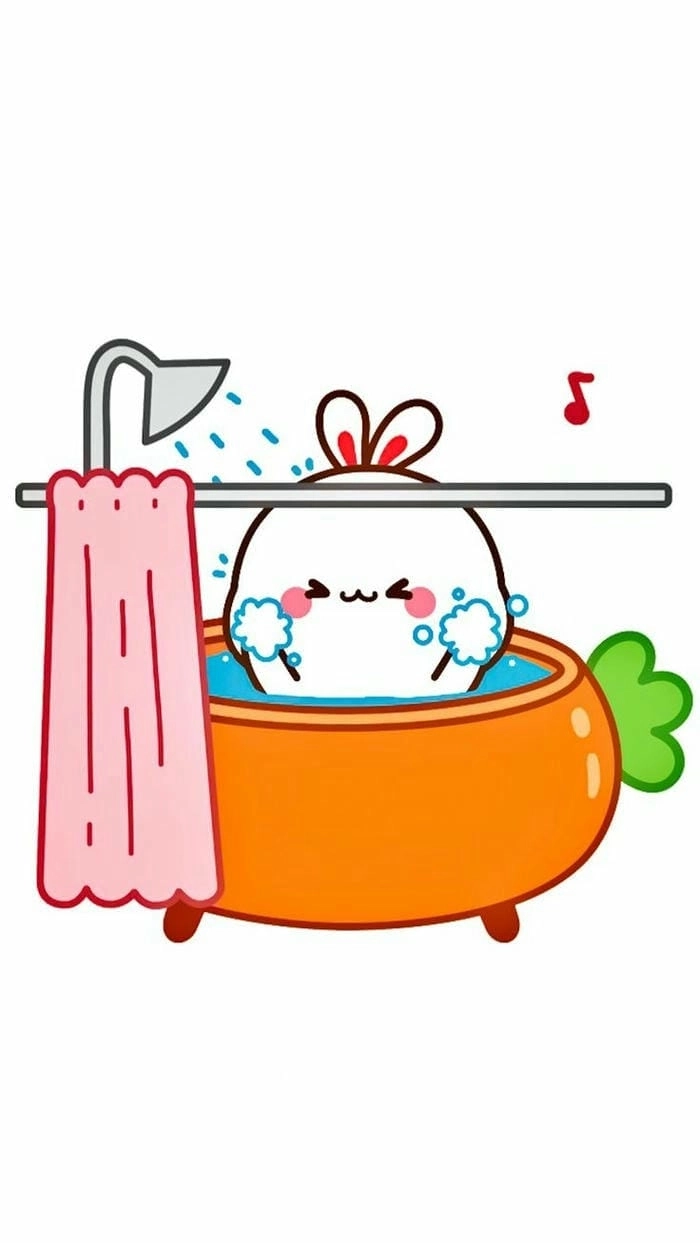 Cà rốt chibi thỏ cute thần thái dễ thương kawaii 