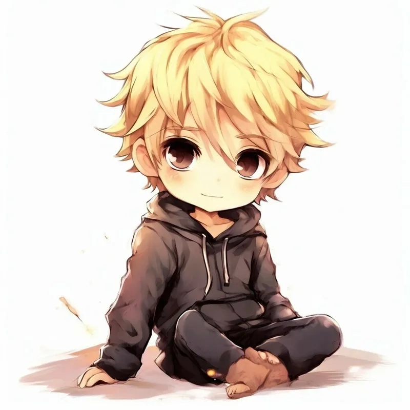 Thưởng thức loạt hình nền anime nam chibi ngầu dễ thương