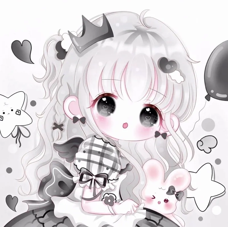 Dễ thương cute anime chibi nữ khiến ai cũng phải thốt lên đáng yêu quá