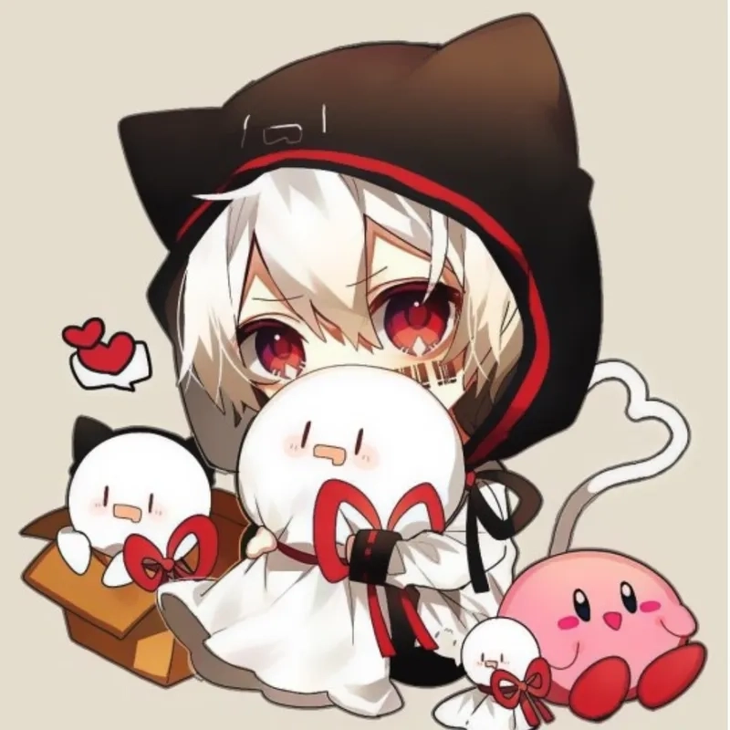 Anime chibi nữ cute tinh nghịch và dễ thương không cưỡng lại được