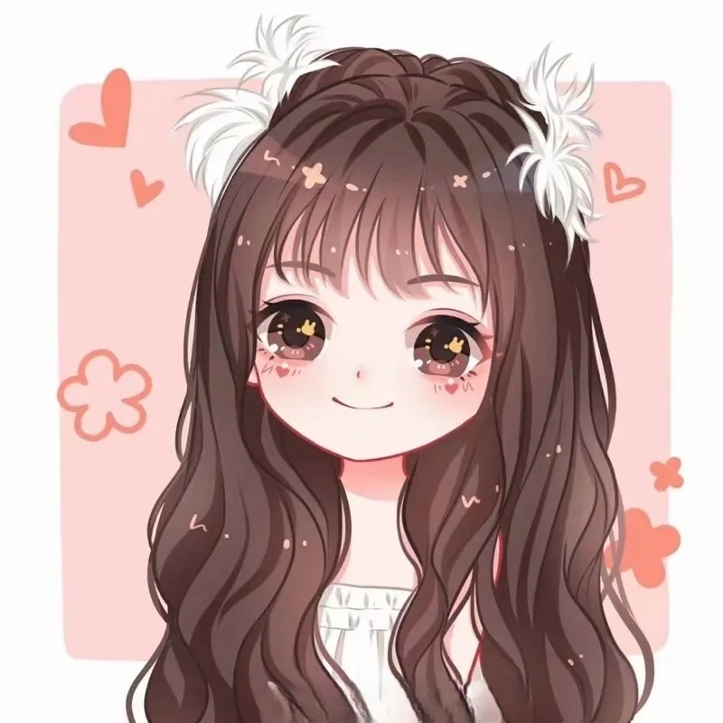 Hình nữ cute chibi mang phong cách anime đáng yêu truyền thống