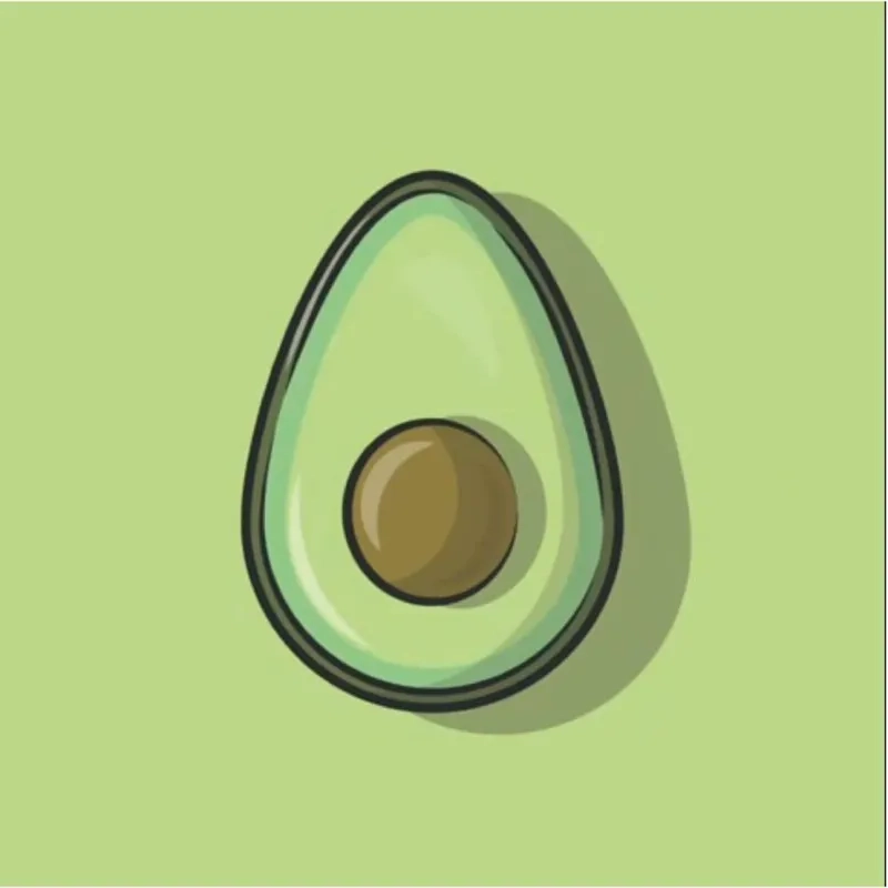 Chibi trái cây nét vẽ vui nhộn đáng yêu 