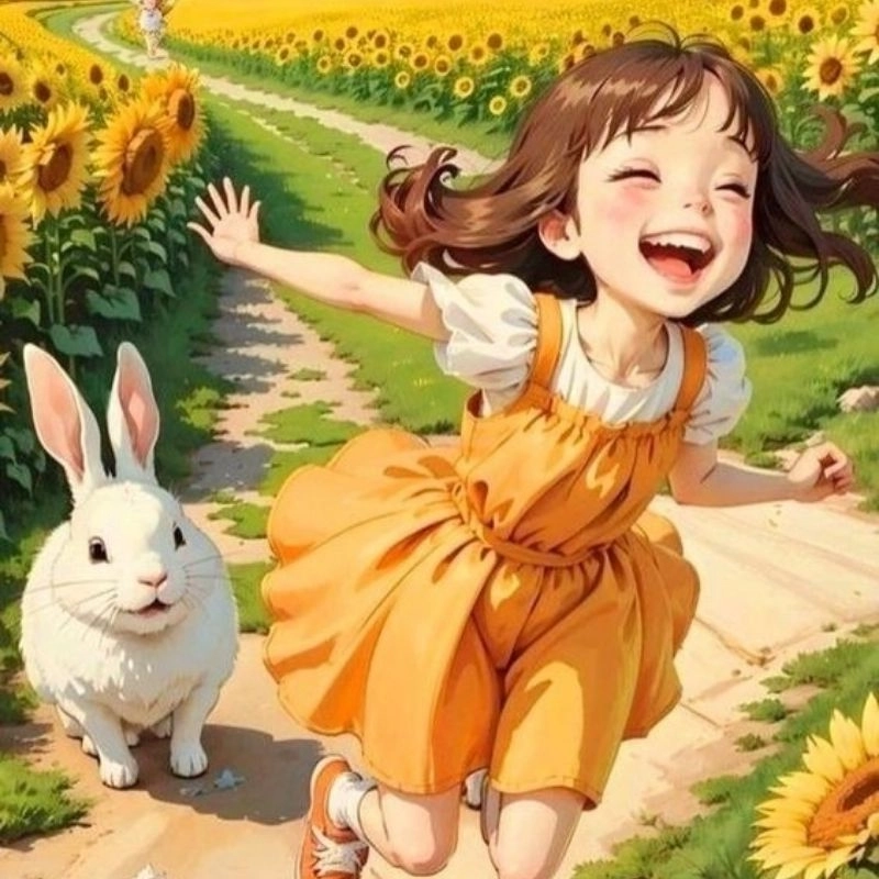 Avatar ngộ nghĩnh anime chibi girl cute dễ vẽ kawaii 