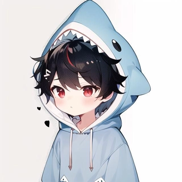Avatar cute anime chibi boy nét vẽ ngộ nghĩnh 