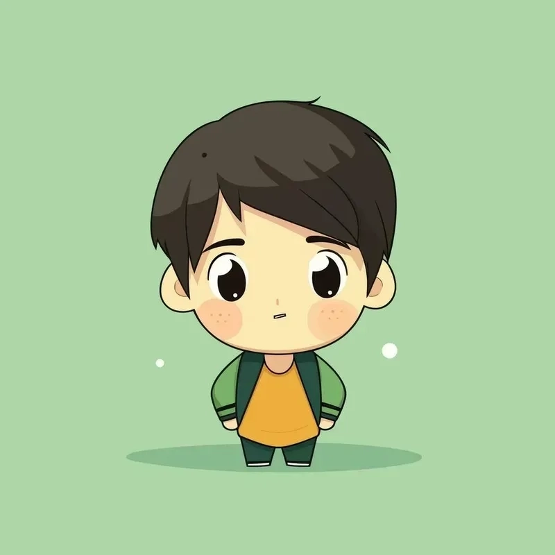 Hình avatar chibi cute nét vẽ mềm mại đáng yêu 