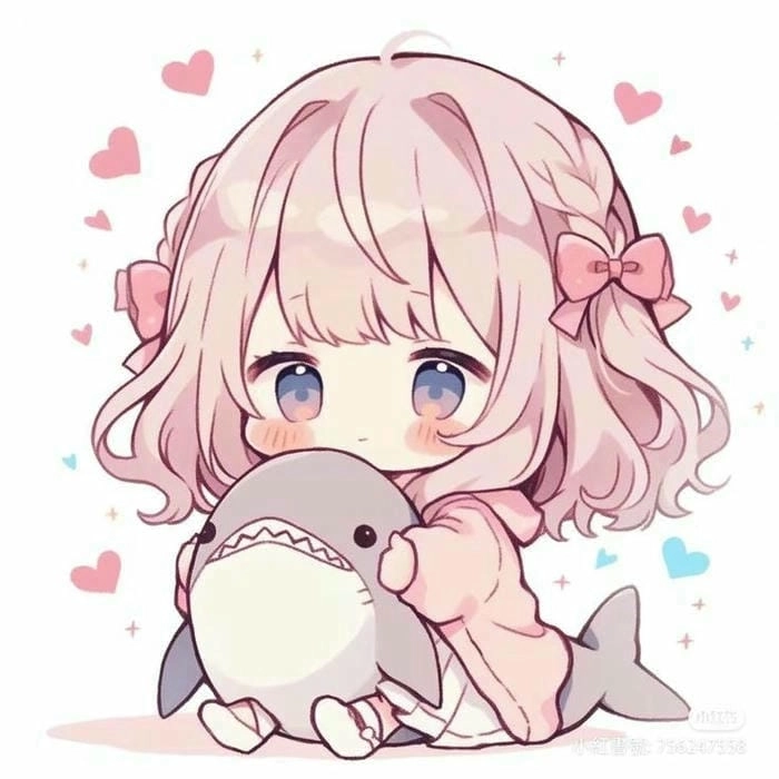 Ảnh anime chibi avatar anime nữ cute nét vẽ kawaii 