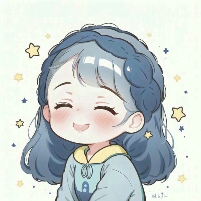 Avatar chibi girl ảnh chibi cute nét vẽ dễ thương 