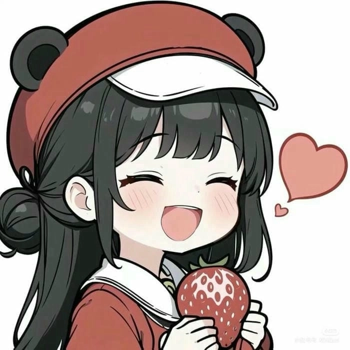 Ngộ nghĩnh avatar anime chibi girl cute dễ vẽ kawaii 