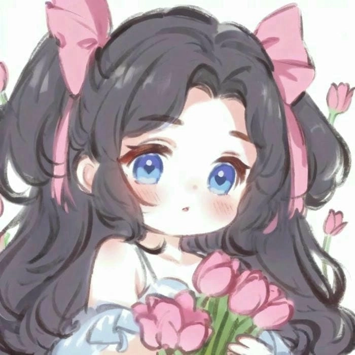 Avatar chibi cute girl phong cách kawaii đáng yêu 