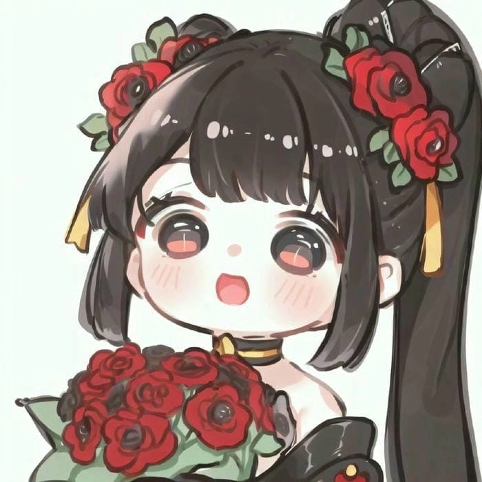 Hình ảnh chibi girl avatar cute anime nét vẽ Nhật Bản 