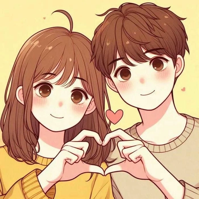 Đắm chìm trong thế giới hình chibi cặp đôi dễ thương siêu ngộ nghĩnh