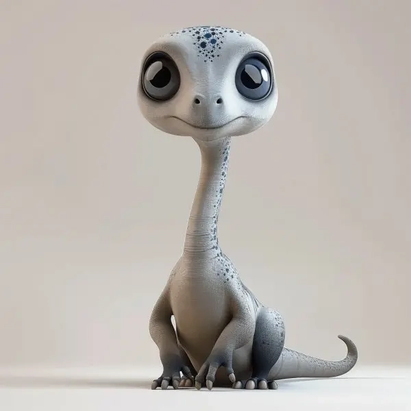 Chibi hình nền avatar khủng long cute cho điện thoại 