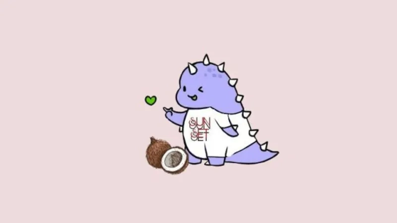 Chibi khủng long phong cách đáng yêu vui nhộn 