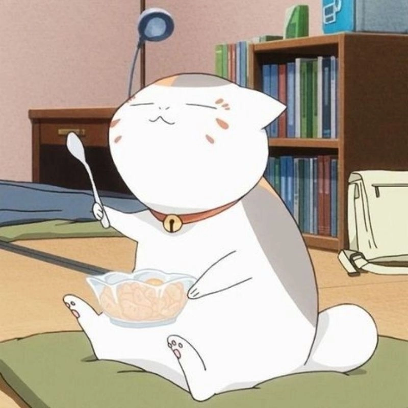 Avatar mèo chibi phong cách kawaii dễ thương 